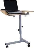 Angle and Height Adjustable Mobile Laptop Computer Table [NAN-JN-2780-GG]