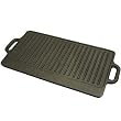 Black Coated Cast Iron Griddle - 20 X 9-1/2