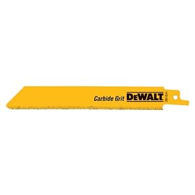 DeWalt DW4843 8 Carbide-coated Reciprocating Saw Blade (5-Pk.)