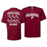Phillies Majestic Cooperstown Winning Results Tee - Men's ( sz. XL, Maroon : Phillies )