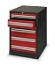 Storelogic 2HFP8 Workbench Pedestal, H 33 1/2, 5 Drawers