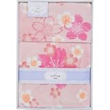 『お返し 香典返し 法事引き出物などに人気の商品』　京都西川　サクラ　ニューマイヤー毛布　ピンク　【掛け紙・包装可】