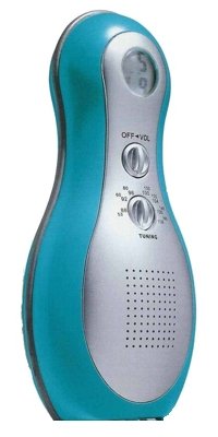 Beautyworks Shower Radio With Clock