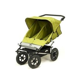 Urban Double Jogging Stroller - Moss Green Dot