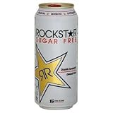【日本未発売・USA版】　ロックスター　シュガーフリー　エナジードリンク　16オンス（473ml) お得な15本セット　【並行輸入品】　【アスレティックストア特別　国内・アメリカからの送料無料】　Rockstar Sugar Free Energy Drink, 16 Ounce Can