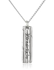 Bob Siemon Sterling Silver "Worship" Pendant Necklace, 20"