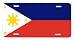 Philippines Flag License Plate