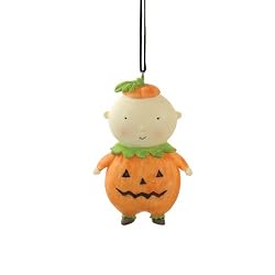 Trick or Treater Little Pumpkin Boy Halloween Ornament