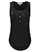 JJ Perfection Women's Solid Woven Scoop Neck Sleeveless Tunic Tank Top