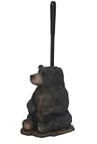 Black Bear Toilet Bowl Holder