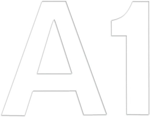 Brand New Feltables 2" Numbers & Letters 55/Pkg-White Brand New