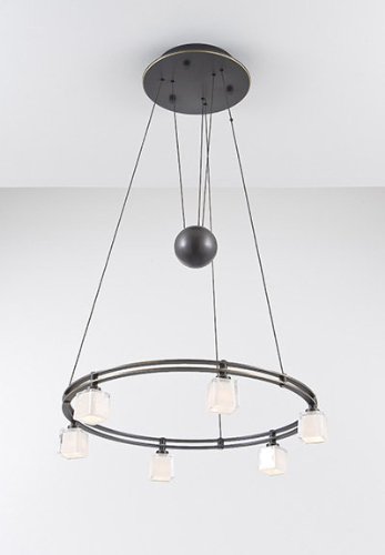 black Friday Holtkoetter LOW VOLTAGE CONTEMPORARY CHANDELIER HAND BRUSHEDB00AAT4BFG