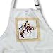 Florene Childrens Art - Cowboy On Bucking Bronco With Rope Frame - Aprons
