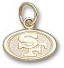 San Francisco 49Ers Oval Logo 1/4