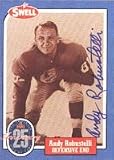 Andy Robustelli, New York Giants Autographed Card