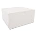 SCT Bakery Boxes, 12" x 12" x 6", White, Pack of 50 Boxes