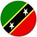 Saint Kitts and Nevis Flag Round Mouse Pad