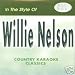 WILLIE NELSON Country Karaoke Classics CDG Music CD