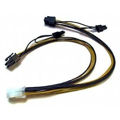Internes PCIe-Strom-Verteiler-Kabel 1-x 6-polige Kupplung / 2-x 6+2-poliger Stecker f�r Grafikkarte