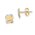 Miore Kinder-Ohrstecker K�tzchen 750 Gelbgold MK031E