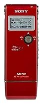 Sony ICDUX70RED Digital Voice Recorder MP3 Stereo Recording and Playback