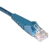 Tripp Lite N001-050-BL Cat5e 350MHz Blue Snagless Molded Patch Cable RJ45M/M - 50ft