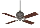 Hunter 18862 52-Inch Four Blade Ceiling Fan-Cherry/Medium Oak Veneer-Blades, Iron Finish