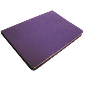 Our Leather Journal in soft camden violet bonded-leather -