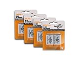 4 Card Tenergy 9V Pre-charged RTU NiMH rechargeable Battery: Total 9Vx8