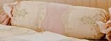 Baby Ella Pink Roll Pillow with Embroidery