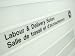 Hospital Sign in English and French Pointing to Maternity Ward Photographic Poster Pr...