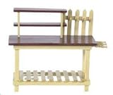 Dollhouse Miniature Garden Workbench
