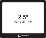 Giottos Professional Glass LCD Screen Protector, for Casio V8, Nikon CoolPix P2, CoolPix P50, CoolPix P5100, Olympus E3, E510, Stylus 740, Stylus 1000, FE180, FE200, FE230, Pentax K10D, Optio M3O, 12 Layers of Multi-Coatings Each Side.