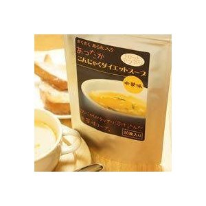 さくさくあられ入りあったかこんにゃくダイエットスープ