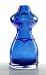 Kitchen & Housewares : Blue Lady Art Glass Vase E58