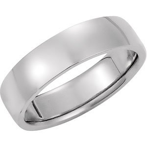 Genuine IceCarats Designer Jewelry Gift Sterling Silver & 14K White Gold Wedding Band Ring Ring. Size 09.00 Precious Bond Domed Band In Sterling Silver & 14K Whitegold Size 9