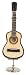 Objet décoration musique instrument miniature guitare classique