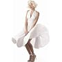Sexy Womens Norma Jean Halloween Costume Adult Marilyn Monroe Outfit White Halter Dress