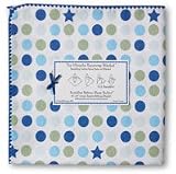 Ultimate Receiving Blanket - Dots and Stars Navy