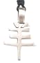 Chinese Ram Symbol Pewter Pendant Necklace