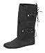 Men's Black Renaissance Costume Boots (Small 8-9)