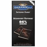 Ghirardelli Chocolate Intense Dark Chocolate Bars, 86% Cacao Midnight Reverie, 3.17 oz.