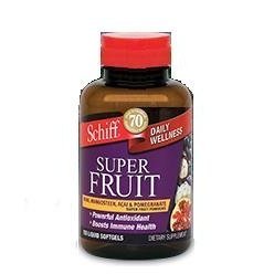 Schiff Daily Wellness Super Fruit (Noni, Mangosteen, ACAI & Pomegranate) 150 liquid softgels
