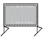 Bakko Outdoor Free Standing Net 9.25' x 12.5'