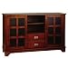 Home Styles 5327-38 Mission Style High-Boy 53'' Wide TV Stand and Book Shelf / Cherry