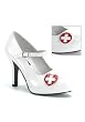 4 Inch Heel Wide-Width Mary Jane Pump Women's Size Shoe With Interchangeable Patches