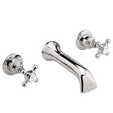 Chrome Wall Mounted Chrome Bathroom Bath Tap Filler
