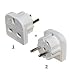 Tip.Tech: 2 x European Travel Adapter Plug (3 pin to 2 pin) suitable for travellers visiting europe, suitable for countries Albania Algeria Angola Argenita Austria Azores Bangladesh Belgium Bolivia Bosnia Brazil Bulgaria Burkina Faso Burundi Cameroon Canary Islands Cape Verde Channel Islands Chile China Comoros Congo Croatia Cyprus Denmark Djibouti Egypt Eritrea Finland France Gabon Germany Gibraltar Greece Greenland Guadeloupe Guinea Hungary Iceland India Indonesia Iran Iraq Isle of M an Israel Italy Kazakhstan Korean Kuwait Laos Lebanon Lithuania Luxembourg Macedonia Madagascar Madeira Mali Martinique Mauritania Mauritius Monaco Morocco Mozamique Nepal Netherlands Niger Norway Pakistan Paraguay Peru Philippines Poland Portugal Romania Russian Rwanda Senegal Somalia Spain Sudan Suriname Sweden Syria Thailand Togo Tunsia Turkey Uruguay Vietnam Yugoslavia(former) Zambia