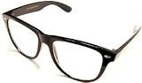 Clear Clark Kents - Retro Fashion Attitude Eyewear r , Black