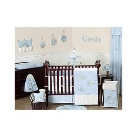 JoJo Designs 9-Piece Baby Crib Bedding Set - Go Fish Ocean